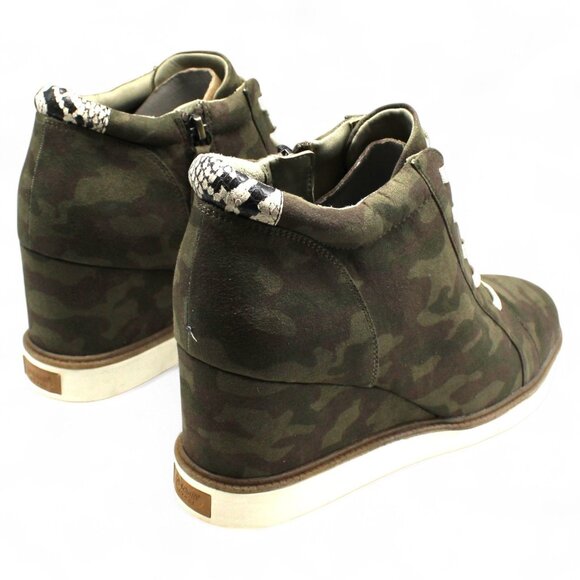 Womens Dr. Scholl S Lace-up Wedge Booties - Picture 4 of 8